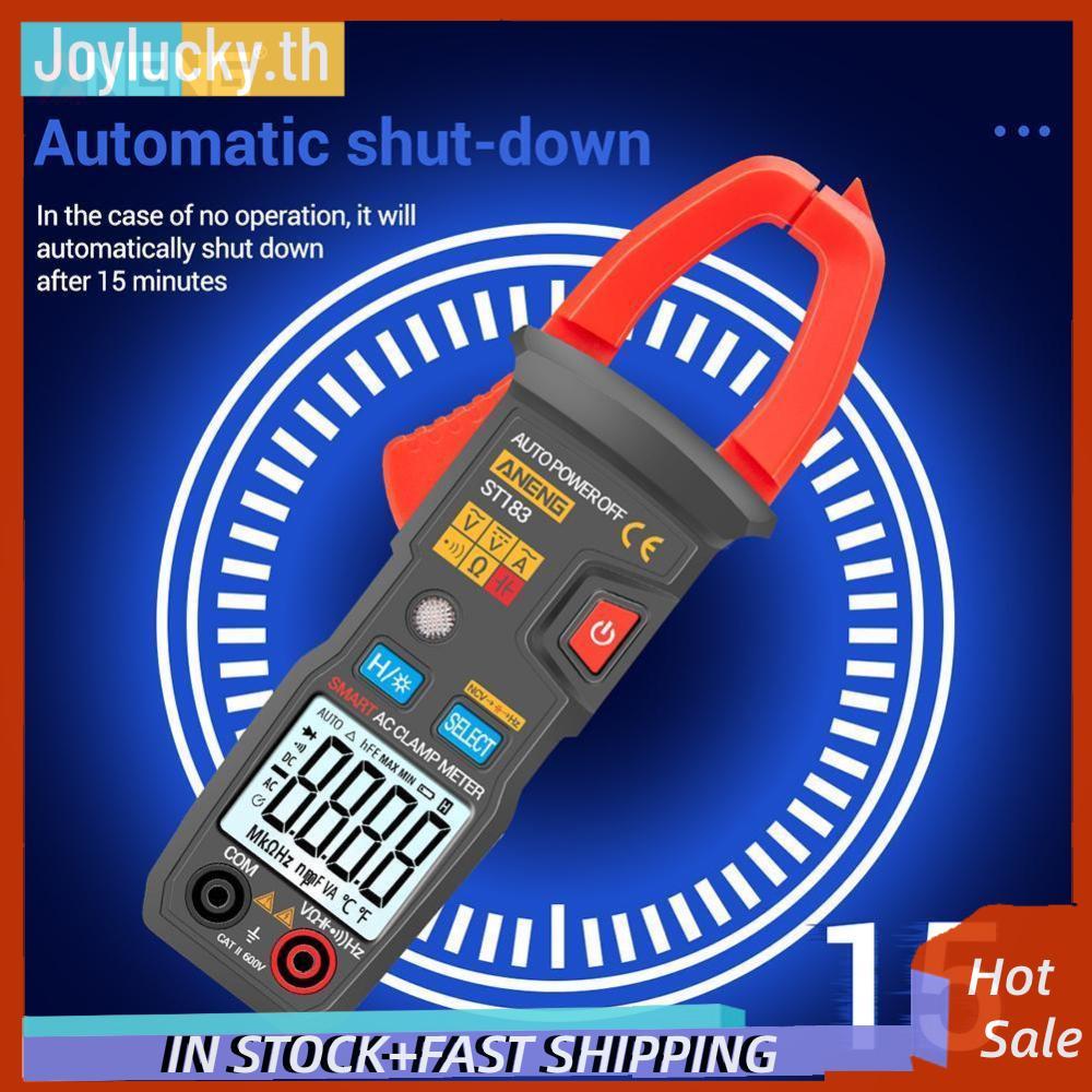 ST183 True RMS 6000 นับ LCD มัลติมิเตอร์แบบดิจิตอลช่วงอัตโนมัติ