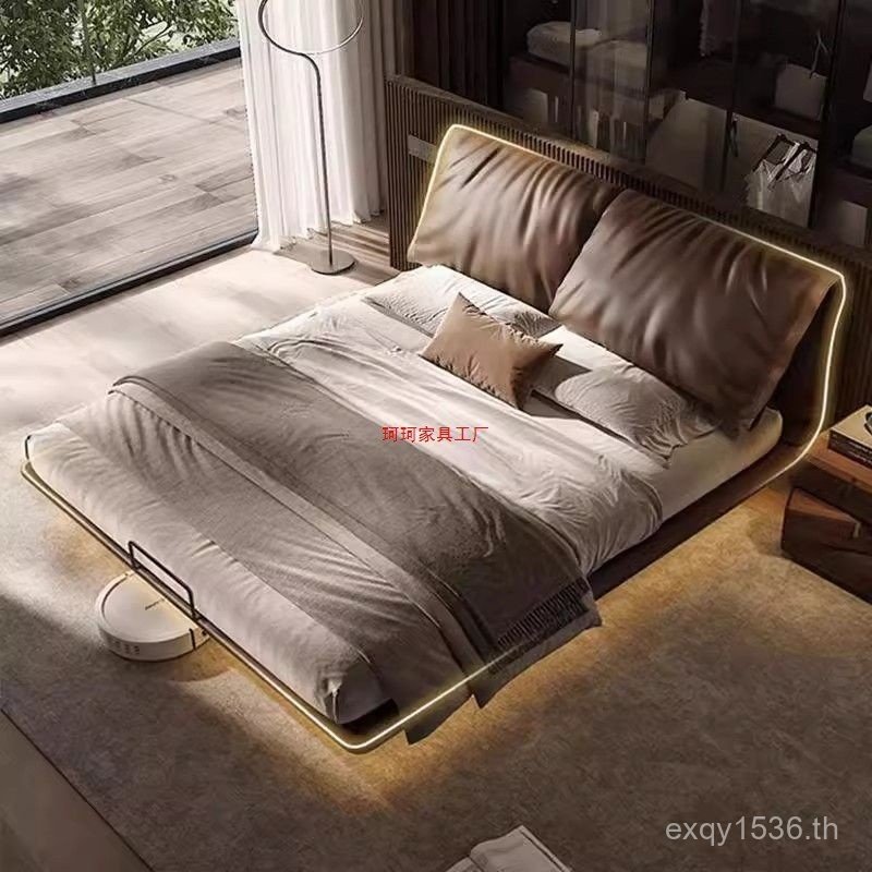 Net Simple Light Soft Bed Bag Ear Style Modern ER77