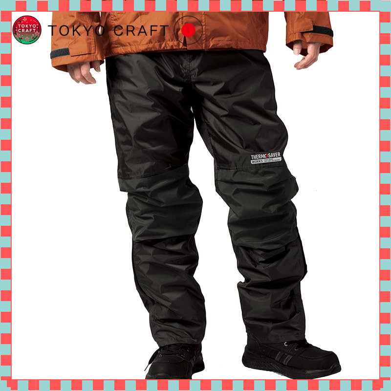 Makku Rain Pants Insulated 3-Layer Structure Keeps Body Warm Waterproof Pressure 15000mmH2O Breathab