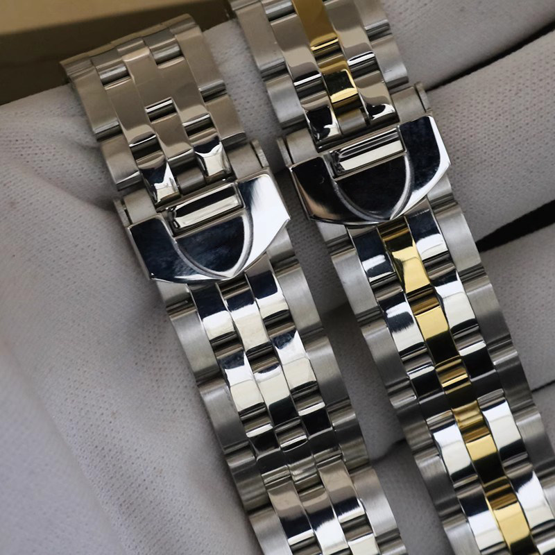 ปรับให้เข้ากับ Rudder Watch Steel Band Tito Junyu Strap Tito Junyu สแตนเลสนาฬิกาชาย 20 21 มม.