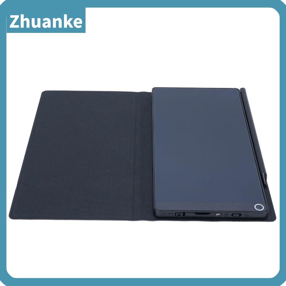 ZHUANKE แท็บเล็ตเขียน LCD, ปากกาแขวน 6.5 นิ้วเต็มหน้าจอ Digital Notepad, Erasable หนังออกแบบแบบพกพาแ