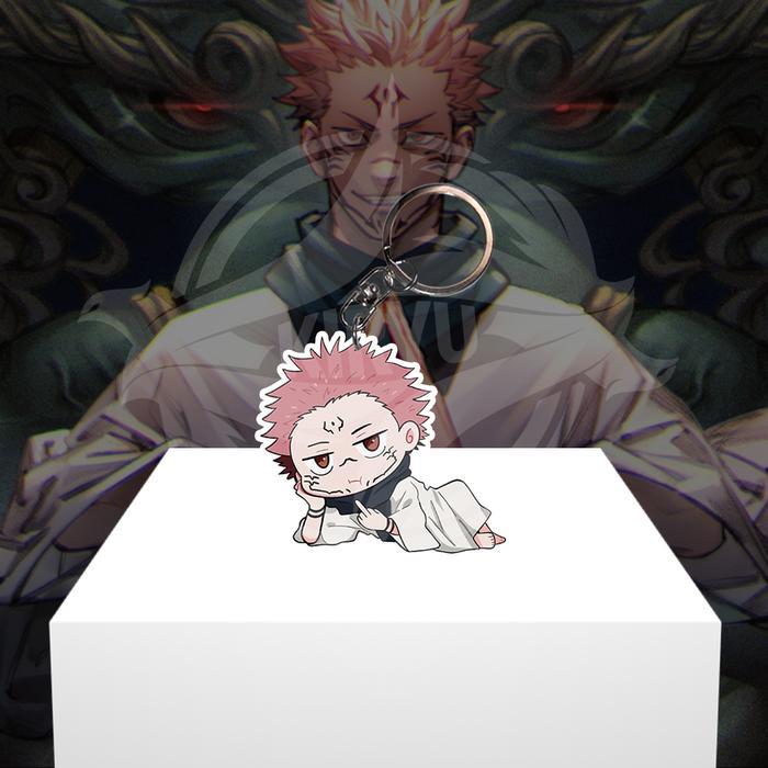 Gantungan Kunci อะนิเมะ Jujutsu Kaisen - Sukuna - Ganci Akrilk - พวงกุญแจอะคริลิค - Sukuna 1, Gantun