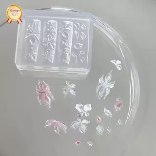 SuperNail 1 ชิ้น Lily ดอกไม้ Sea Shell Conch Coral ปลาดาว 3D อะคริลิคแม่พิมพ์ตกแต่งเล็บ DIY ซิลิโคนเล็บแม่พิมพ์เล็บแม่พิมพ์ Vary