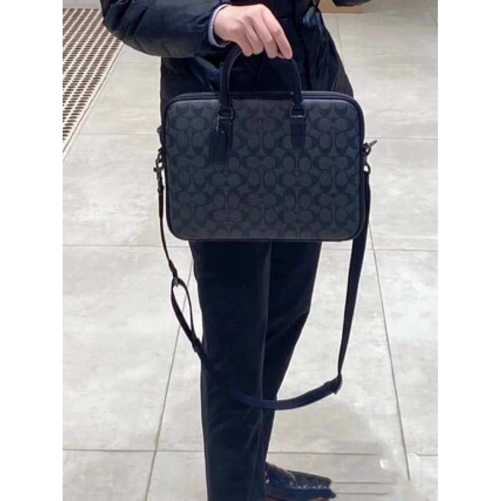 C Home Coach Briefcase Mens Bag Coach One-Shoulder Messenger Bag Handbag Fashion All-Match Casual Br