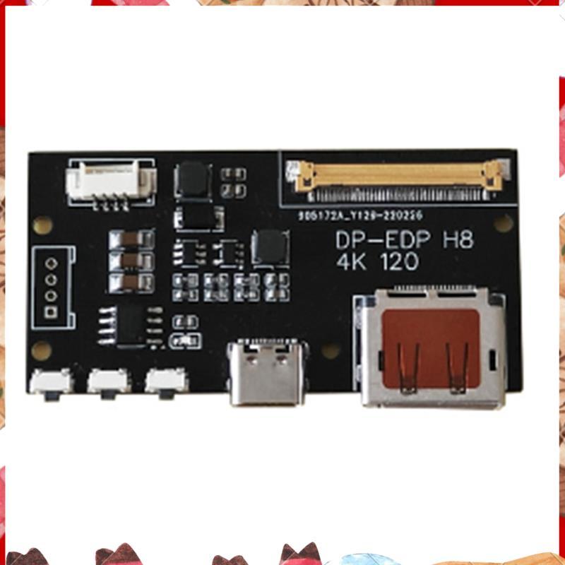 DP to EDP 4K 120HZ DIY4K Driver Board 4K 2K 1080 อะแดปเตอร์สําหรับจอแสดงผลแบบพกพา (A) ติดตั้งง่ายใช้
