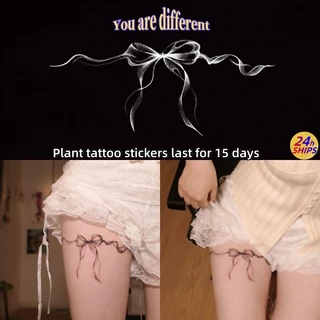 สติกเกอร์รอยสักชั่วคราว ลายเส้นเหมือนแทททู สำหรับหญิง sexy ต้านน้ำได้ถึง 15 วัน