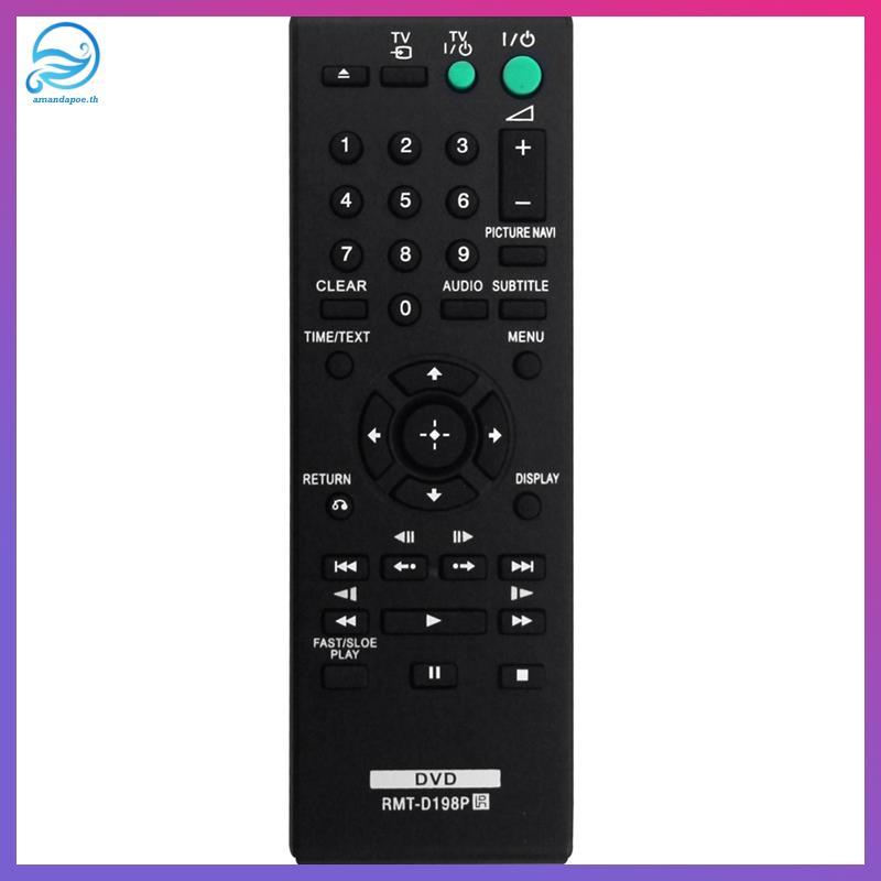 [amandapoe.th] เปลี่ยน -D198P เครื่องเล่น DVD รีโมทคอนโทรล SR760 SR170 DVPSR170 DVPSR370 RMTD198P