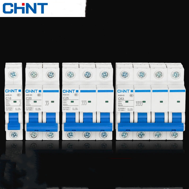 Zhengtai Air Switch NXB One 63 ในครัวเรือน 1 Single Air เปิด 2 Circuit Breaker DZ47-60 สวิทช์ 3p สาม