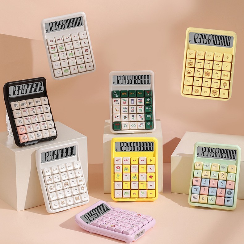 RZ.7258Cute and stylish calculator with detachable mechanical keyboard keys and blue switch mechanic