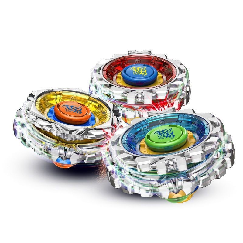 Metal Top Toy Cyclone Boy หมุนโลหะผสมที่ถอดออกได้ Battle Top Battle Disc Boy Pull Line ครบชุด