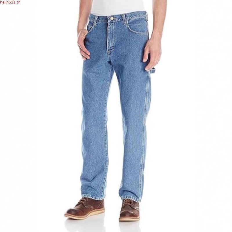 WRANGLER กางเกงยีนส์เอวกลางทรงขากระบอก MWZ รุ่น WR WRMWZ227 แรงเลอร์ กางเกงยีนส์ เสื้อผ้าผู้ชาย กางเ