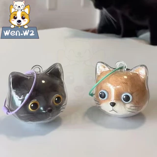 wen.W2 พวงกุญแจเก็บขนแมว กล่องใสจิ๋ว เก็บขนเป็นลูกกลม น่ารักมากกก 🐱✨
