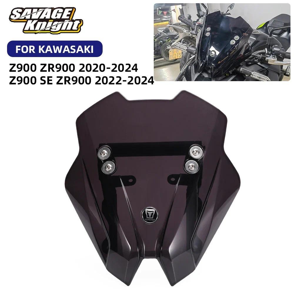 SC 2024 Z900 Z 900 Windshield Windscreen For Kawasaki Z900 ZR900 SE 2020-2023 GPS Navigation Extensi