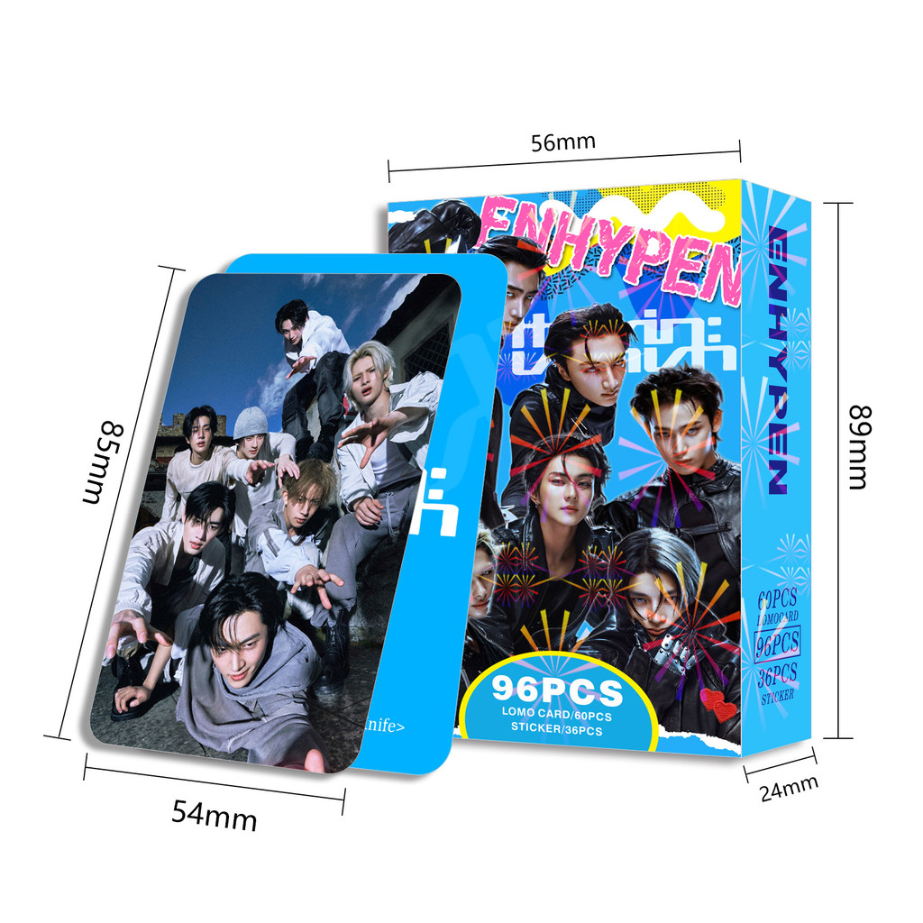 30-96 ชิ้น/กล่อง EN THE SIN VANISH Lomo การ์ด 2026 SEASONS GREETINGS 5th Anniversary สติ๊กเกอร์ Phot