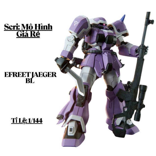HG 1/144 Assembly Model MS-08TX[NF] EFREET JAEGER BL - 62195 - GundamGao