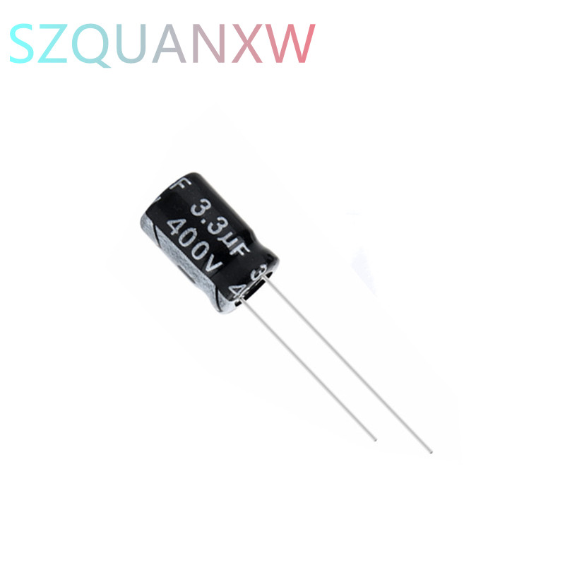 20PCS Electrolytic Capacitor 400V3.3UF 8*12 มม.อลูมิเนียม Electrolytic Capacitor 400V 3.3UF