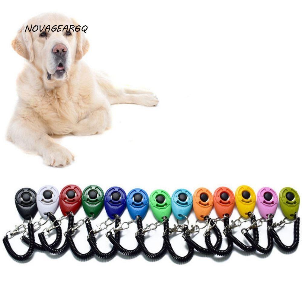 NOVAGEAR6Q Dog Training Clicker Birds Horses Sound Key Chain หยุดเห่าแมวลูกสุนัขสุนัข Repeller