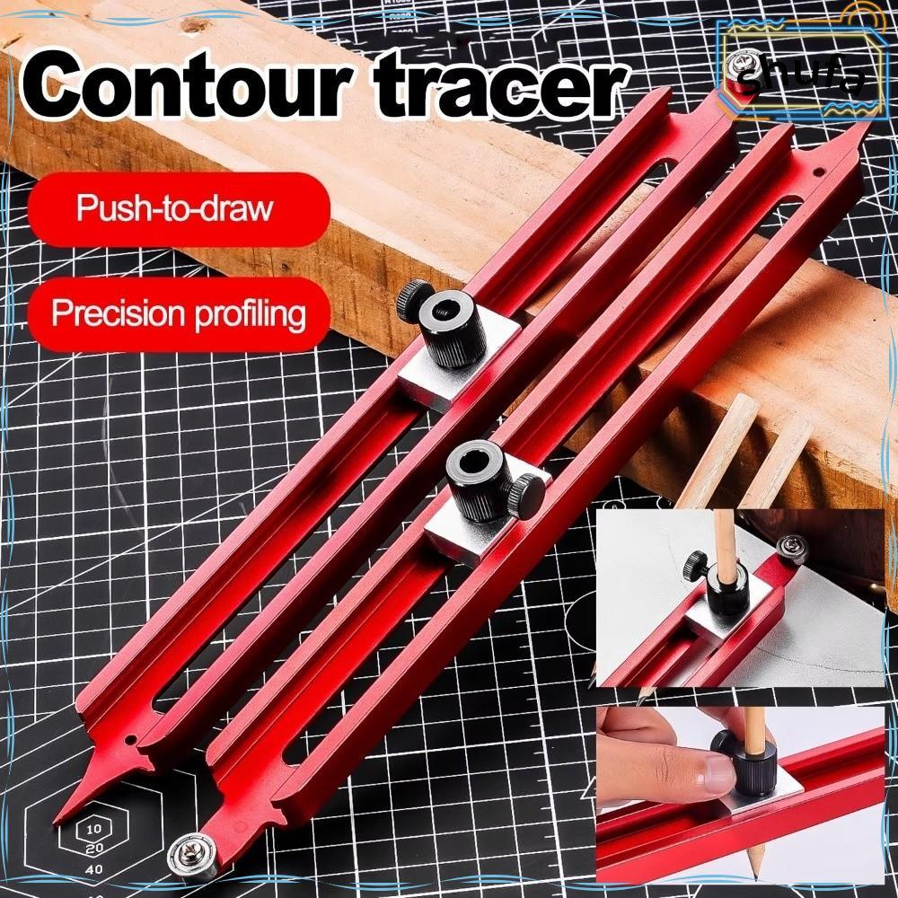 เครื่องมือขัดโปรไฟล์ SHUFA,ที่ใส่ดินสอแบบปรับได้อเนกประสงค์,เครื่องวัดคอนทัวร์, DIY วัดงานไม้วัดขอบ