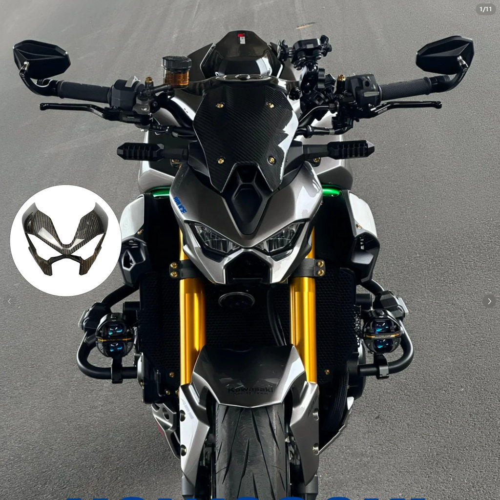 เหมาะสําหรับ 25 Kawasaki z900 ทั้งรถคาร์บอนไฟเบอร์ดัดแปลงชิ้นส่วน Kawasaki z900se แห้งคาร์บอนท่องเที