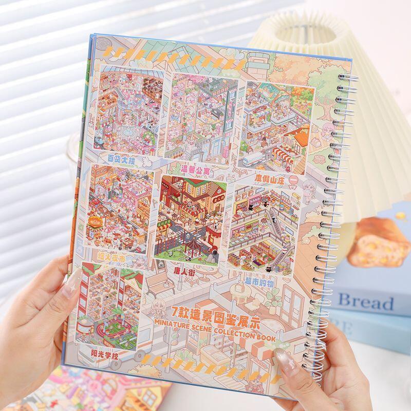 WEI 22 ชิ้น [Simulated Town Series] ภูมิทัศน์สติกเกอร์ 3D กันน้ําหนังสือสมุดภาพอุปกรณ์ Journaling DIY Craft สติกเกอร์ชุดพร้อมห้างสรรพสินค้า Cozy Apartment Store Cozy Apartment ราคา ถูกที่สุด ดีลบีเคเค แกลเลอรีภาพที่ 4