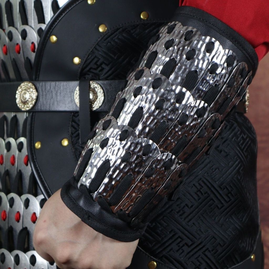 Stainless steel arm guard cosplay tactical armor hand guard wrist guard
