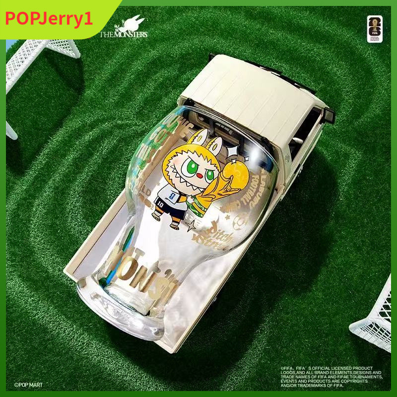 POPMART POPMART THE MONSTERS x FIFA Series Glass Cup กล่องลึกลับ สินค้า