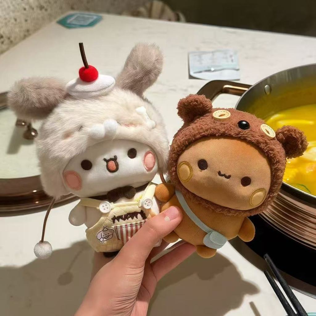Yier Bubu น่ารักการ์ตูนตุ๊กตา Plush ตุ๊กตาของเล่นชุดกระเป๋าของขวัญน่ารักสําหรับเด็กผู้หญิง