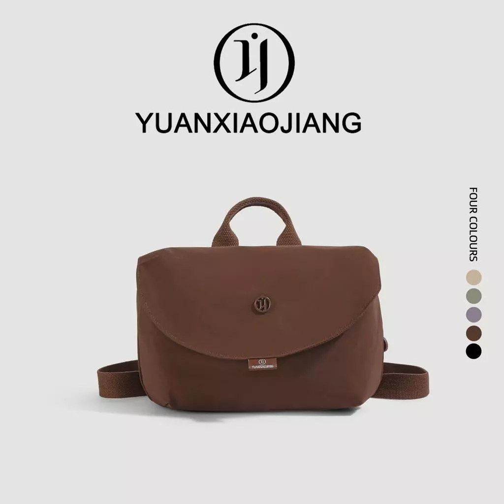 YUANXIAOJIANG กระเป๋าสะพายข้างผู้หญิง สไตล์มินิมอล น้ำหนักเบา คุ้มค่า ดีไซน์ญี่ปุ่น รุ่นใหม่ พรีเมียม ใช้ได้ทุกวัน