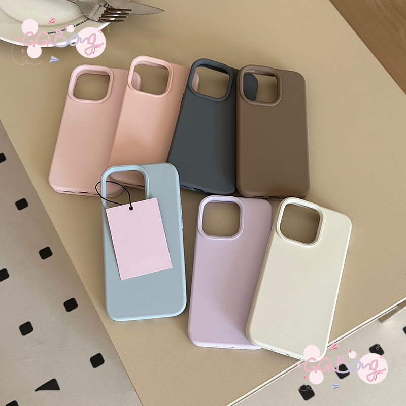 เคสไอโฟน17 เคส สำหรับ IPhone 13 16E 11 17 15 12 14 16 Pro Max 14 Pro 14 15 16 Plus ฮิต เคส ซิลิโคอนเหลวป้องกันล้ม สีดำ