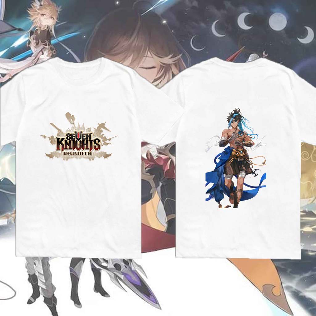 Re:BIRTH Seven Knights Tee | Hero Adventure Print | เสื้อยืดลายฮีโร่จากเกม Re:BIRTH