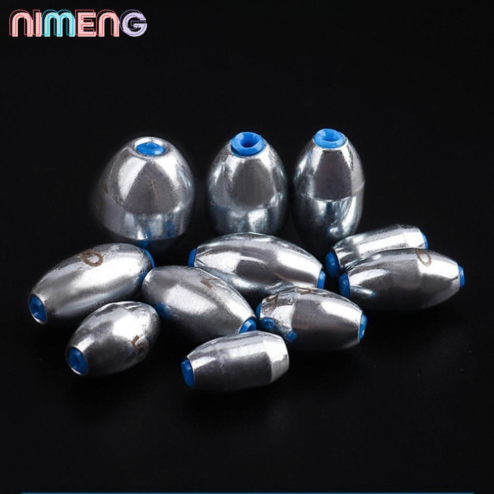 NIMENG 20pcs น้ําหนักตกปลา Sinkers แบบใหม่ปี 2024 จากโลหะผสมวัสดุเหล็กคาร์บอน ขนาดต่างๆ 3g-10g สำหรับล่อปลาคาร์พ