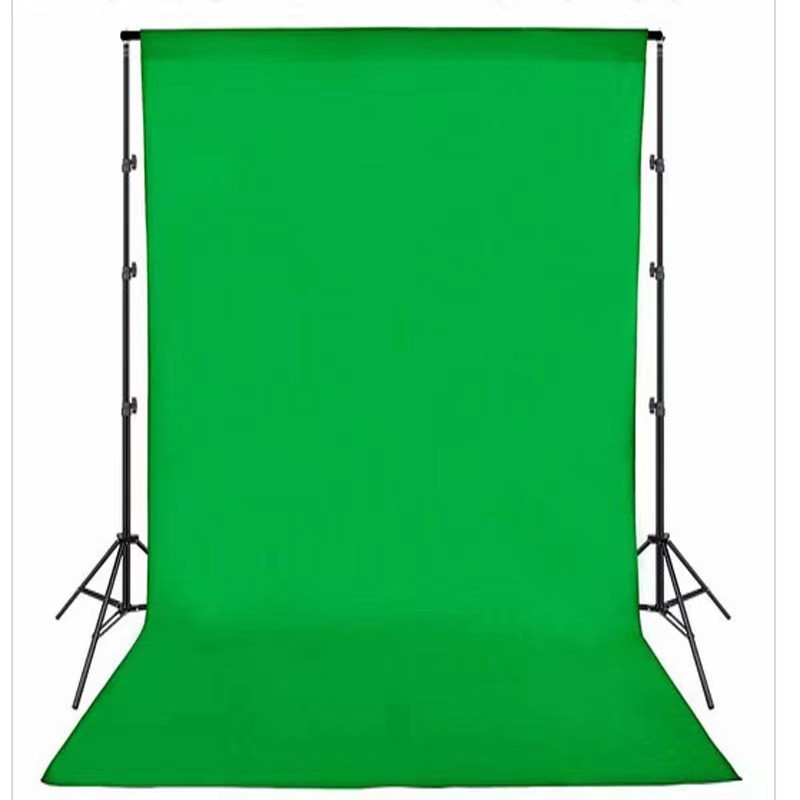 ผ้าฉากหลัง กรีนสกรีน พับเก็บง่าย สำหรับถ่ายภาพ ถ่ายวิดีโอ ไลฟ์สด Green Screen