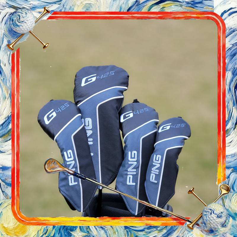Protektor ng golf club PING G425 Golf No. 1.3.5.UT Wooden Club Cover Club Cover Head Cover Ball Head