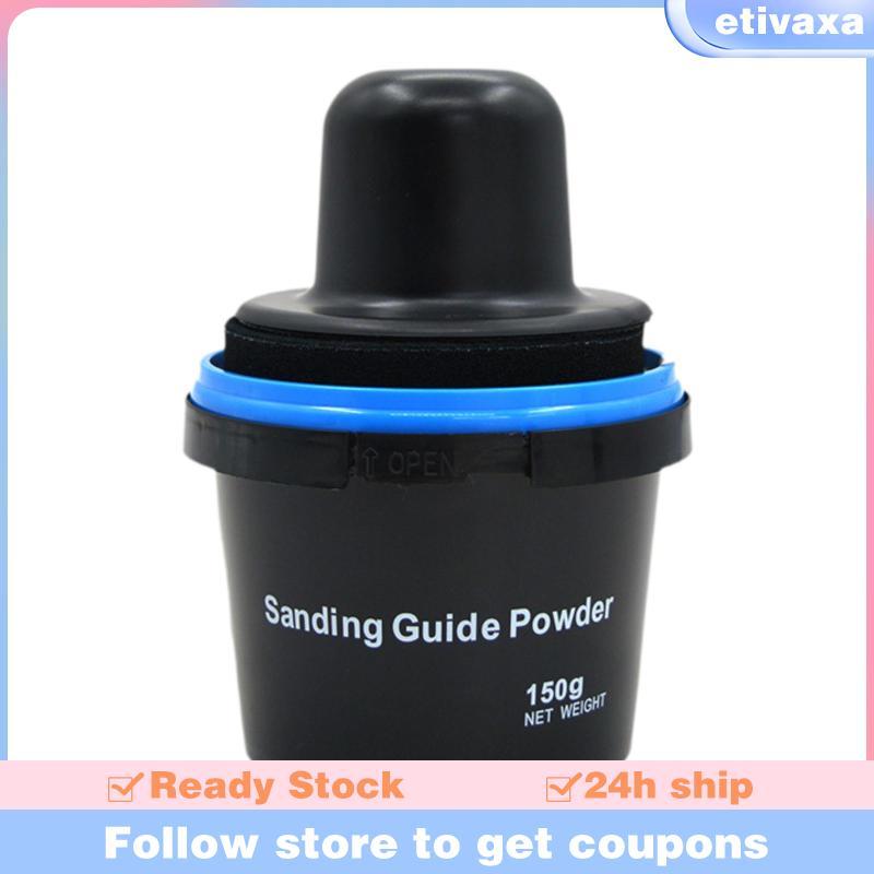 [Etivaxa] Dry Guide Coat สีดําค้นหารอยขีดข่วนพร้อม Applicator Dry Guide Coat Powder สําหรับเฟอร์นิเจ