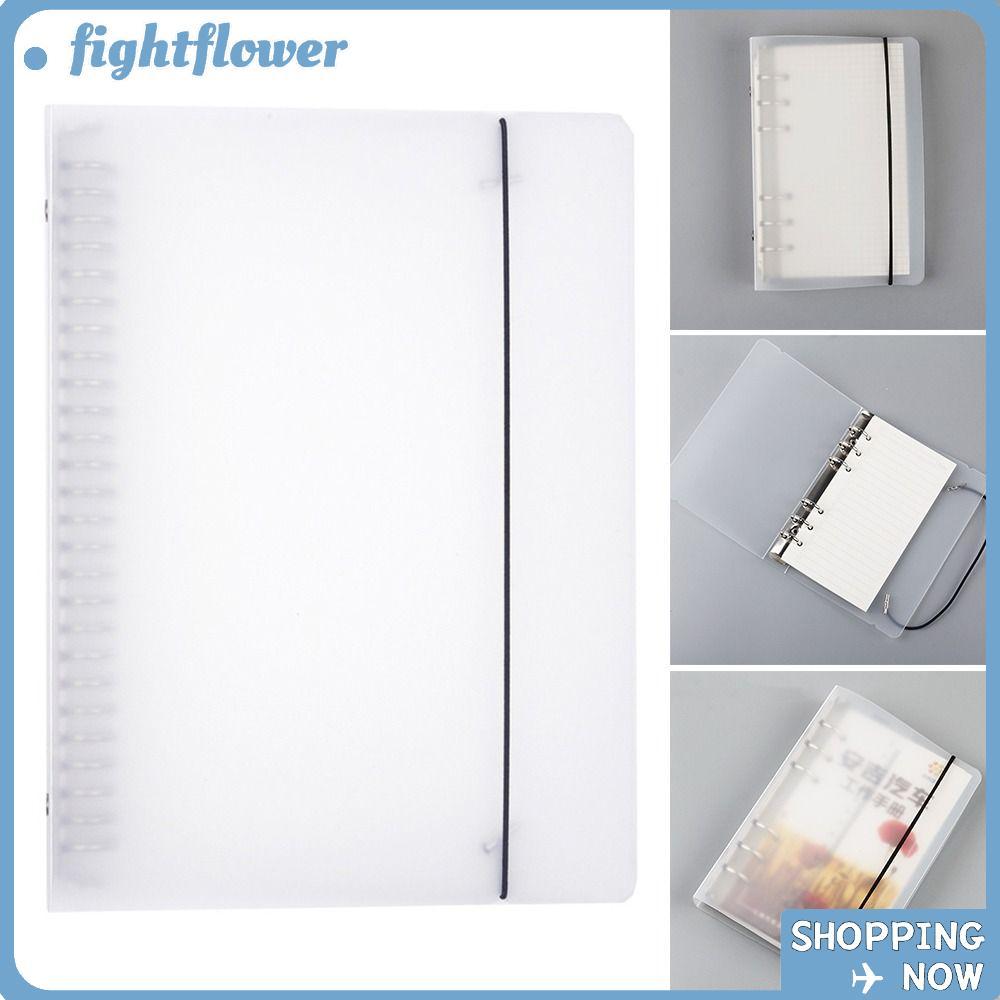 FIGHT Folder Soft Shell, ฝาครอบเครื่องผูกแหวนโปร่งใสที่ถอดออกได้, เปลือกแข็งแบบพกพา A5/A6/A4/B5 ความ