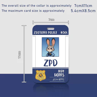 Zootopia Card Holder Featuring Officer Judy Hopps & Nick Wilde Portable ID Credit Card Case