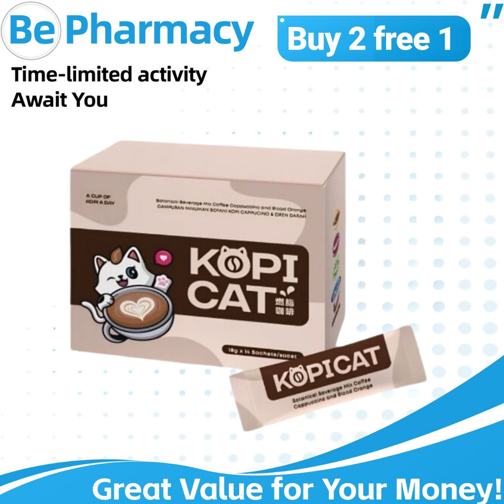 【กิจกรรมจํากัดเวลาซื้อสองให้หนึ่ง】KopiCat Slimming Fat Burning Coffee️ Fat Burn Slimming Coffee Coff