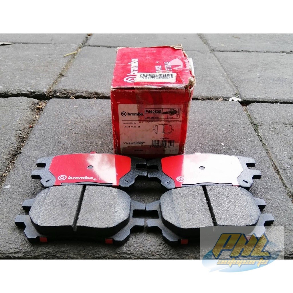 ผ้าเบรกหน้าbrembo toyota Harrier 3.0 (Gen2)ผ้าเบรคหลังharrier  ปี03-07 lexus RX300 Harrier