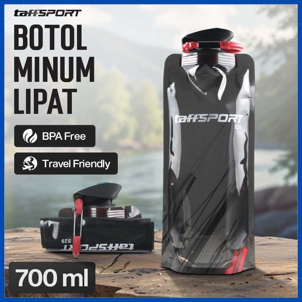 TaffiSPORT ขวดน้ําพับได้ BPA Free 700ml - S29