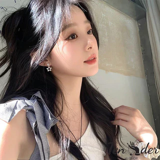 COD-ส่งเร็วจากไทย🎀ต่างหู รูปดาวห้าแฉก เพทาย หรูหราแสง ระดับไฮเอนด์ สำหรับผู้หญิง ของขวัญวันหยุด-Ten