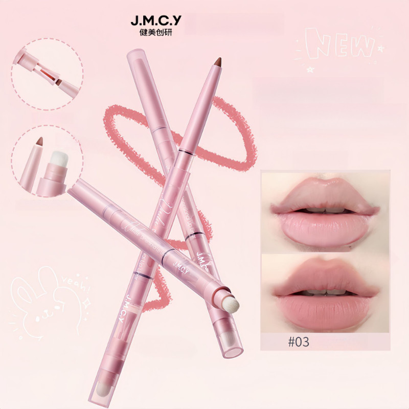 JMCY ลิปไลเนอร์ดีไซน์ 2 ปลาย ให้เรียวปากดูอวบอิ่ม กันน้ำ กันเหงื่อ ติดทนนาน และไม่ซีดจาง