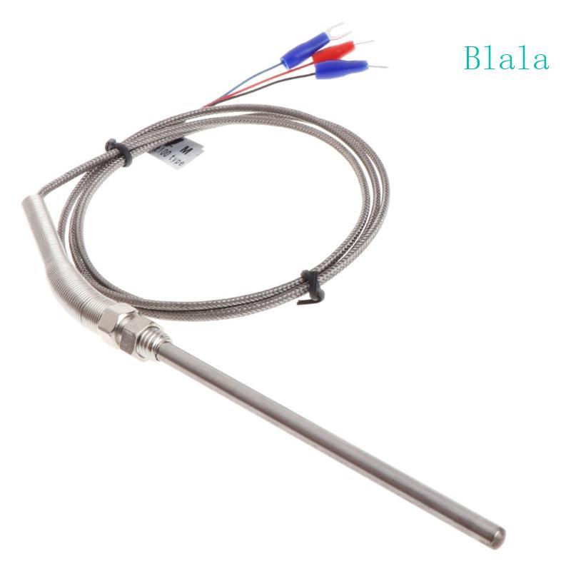 Blala Professional Pt100 Thermocouple M8 สกรูความยาว 1 เมตร-หัว 5mmx100mm