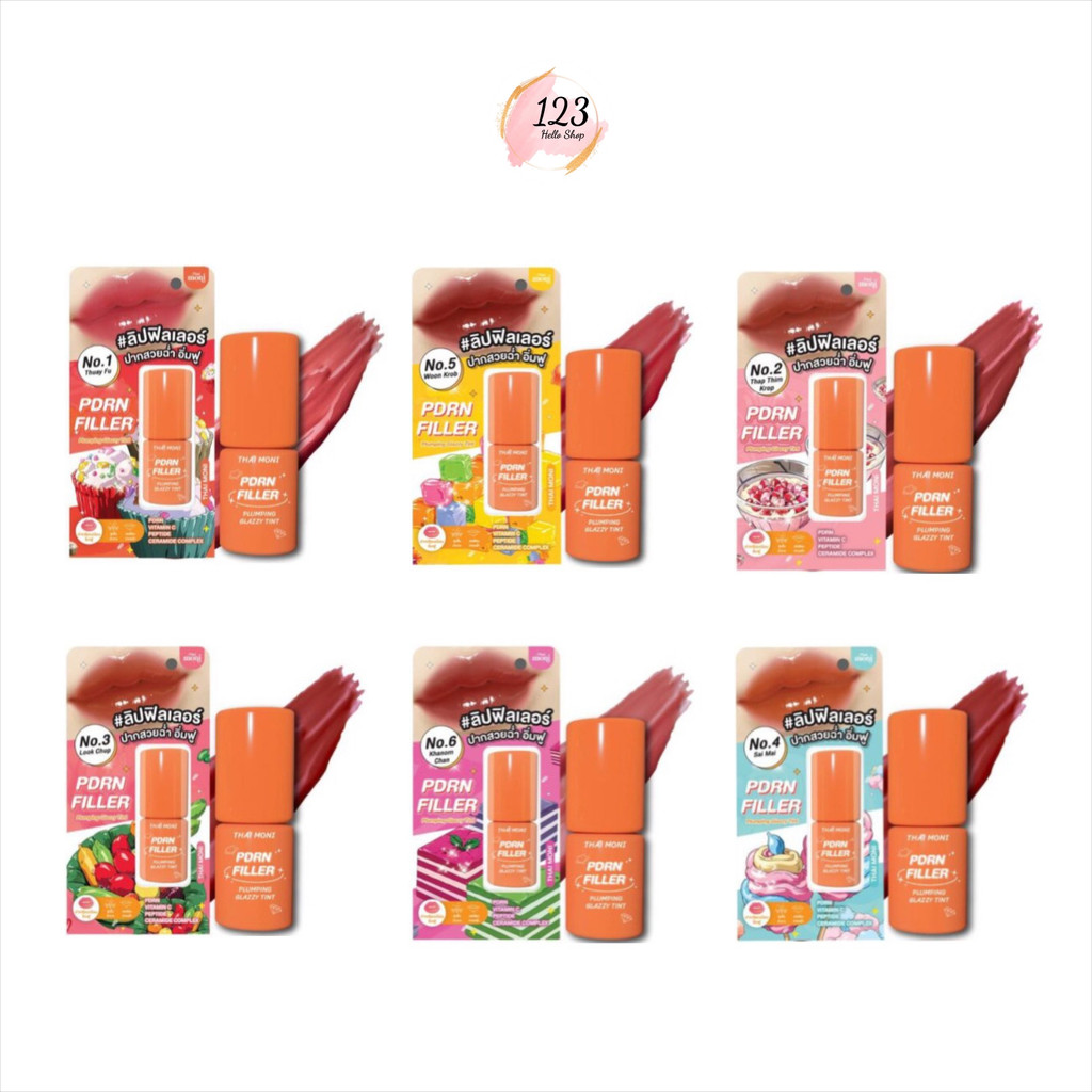 Thai moni Pdrn Filler Plumping Glazzy Tint - ลิปฟิลเลอร์ปากฟู ปากฉ่ำ อิ่มฟู เหมือนเติมฟิลเลอร์✨