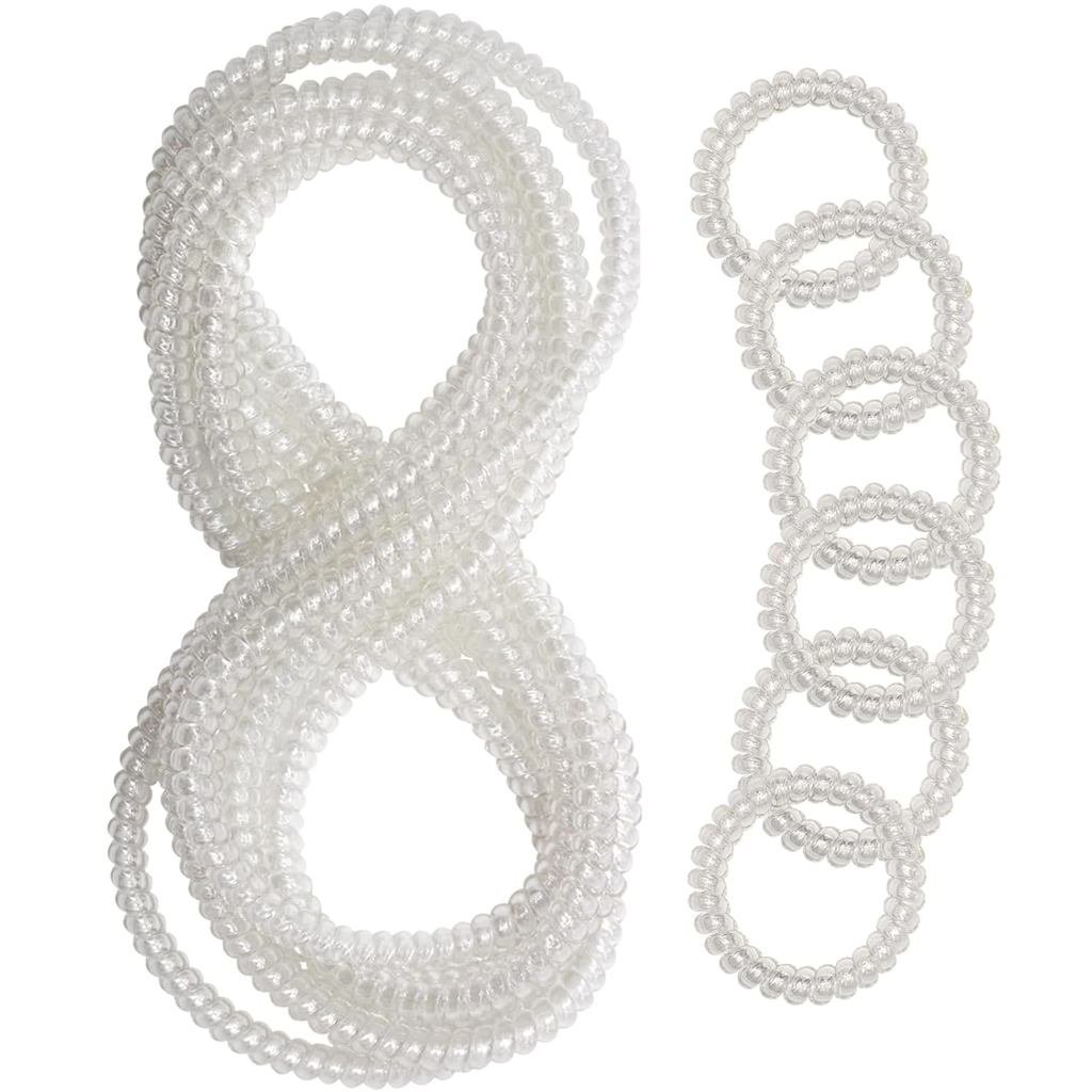 Chew สร้อยคอสําหรับเด็ก Sensory, 12 ชิ้น Clear Coil Chewy สร้อยคอสร้อยข้อมือยืดสําหรับชายหญิงออทิสติ