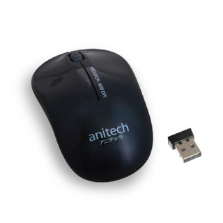 ANITECH เมาส์ออฟติคอลไร้สาย รุ่น W213 สีดำ