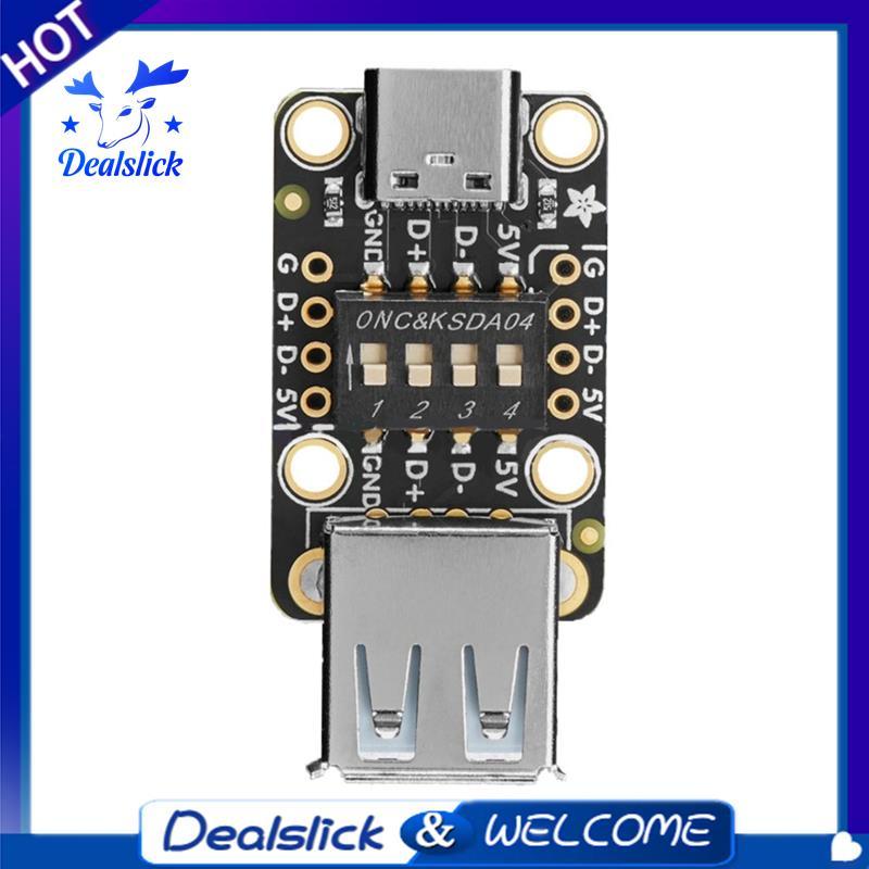 บอร์ด USB สําหรับสลับ USB Type A Zu C 5V 100mA โมดูลวัสดุอิเล็กทรอนิกส์