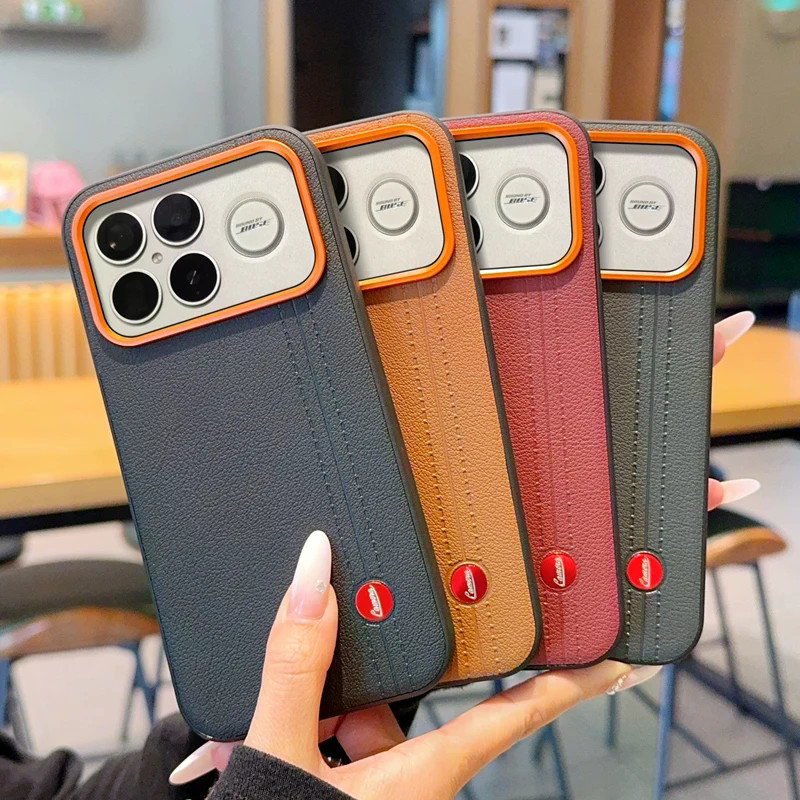 POCO F9 Ultra POCO F8 Ultra กรณีหรูหราหนัง PU กันกระแทกป้องกันปกหลังสําหรับ POCO F8 Pro F8Ultra เคสโ