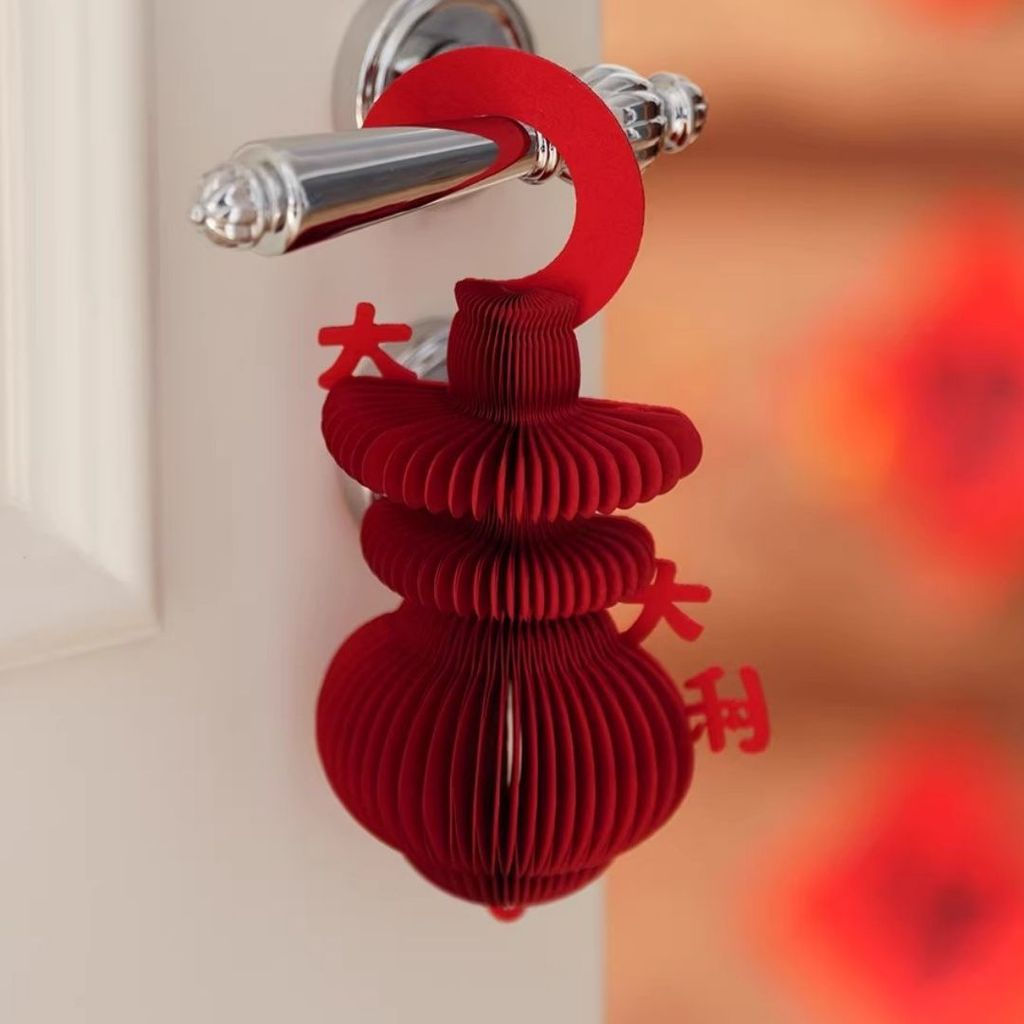 New Product#New Year 3D Fu Door Hanging Decoration Horse Year Spring Festival Entrance Bedroom Room 