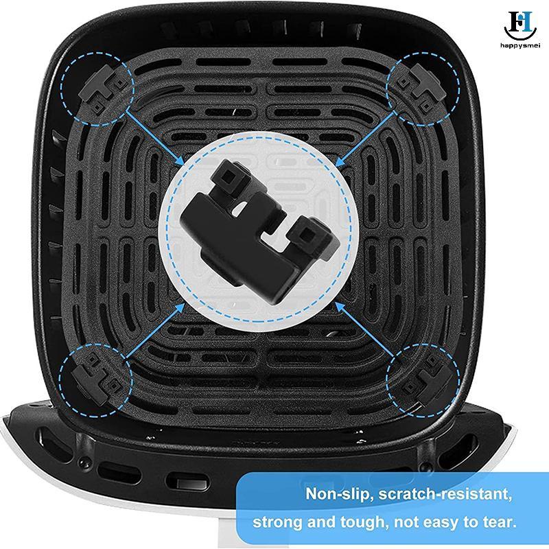 [GA] 4PCS Air Fryer ยางกันชน Air Fryer Silicone-Case อะไหล่สําหรับ Instant Vortex Kitchen Gadget ชุด
