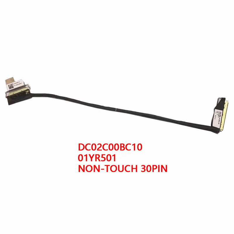 ใหม่แล็ปท็อปสาย LCD สําหรับ LENOVO ThinkPad T480 A485 ET480 DC02C00BC10 01YR501 NON-TOUCH 30PIN Y